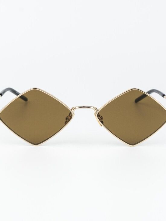 Saint Laurent Women Sunglasses Gold Brown SL302LISA 011 NEW AUTHENTIC main image 9